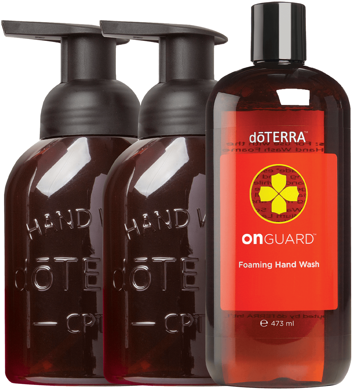 doTERRA On Guard schäumende Handseife + 2 Stück Spender