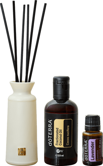 Lavender (15 ml) & Reed Diffuser Set - Doterra